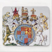 Wapenstaart van koning James I van Engeland Muismat (Voorkant)