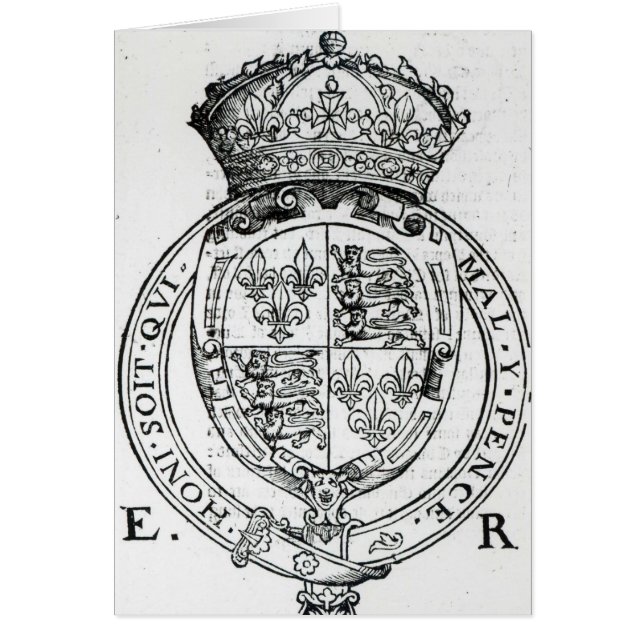 Wapenstaart van koningin Elizabeth I (Voorkant)