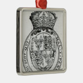 Wapenstaart van koningin Elizabeth I Metalen Ornament (Rechts)
