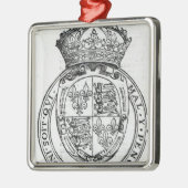 Wapenstaart van koningin Elizabeth I Metalen Ornament (Links)