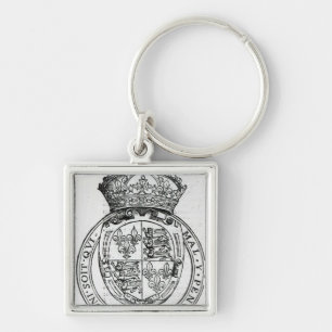 Wapenstaart van koningin Elizabeth I Sleutelhanger