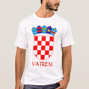 Wapenstaart van Kroatië Vatreni T-Shirt