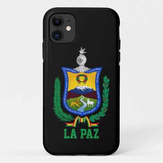 Wapenstaart van La Paz, Bolivia Case-Mate iPhone Case (Achterkant)