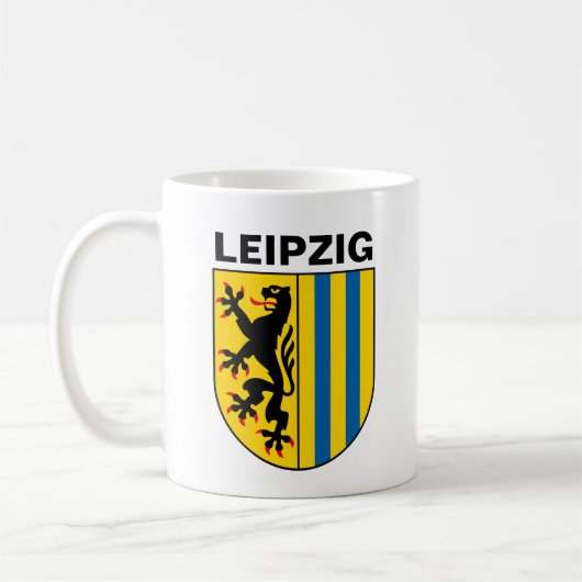 Wapenstaart van Leipzig, Duitsland Koffiemok (Links)