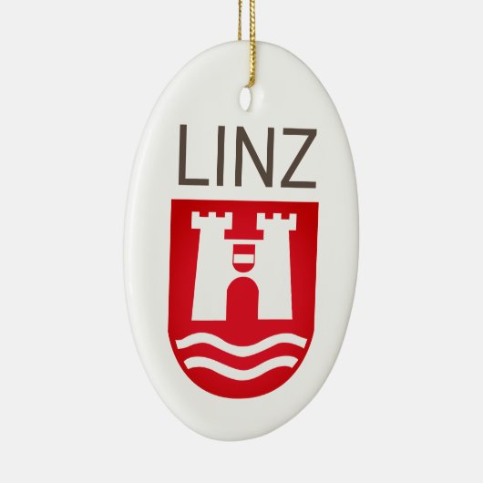 Wapenstaart van Linz, OOSTENRIJK Keramisch Ornament (Rechts)