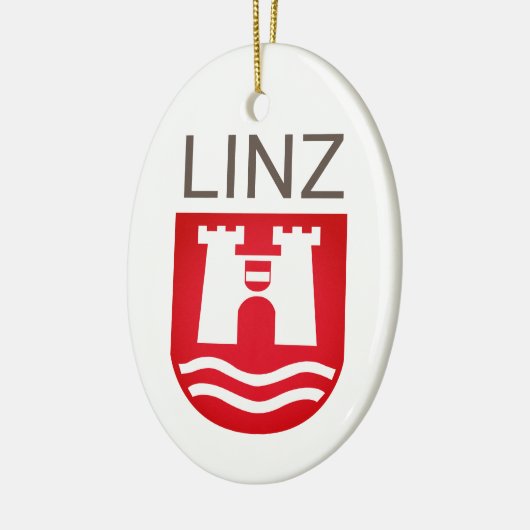 Wapenstaart van Linz, OOSTENRIJK Keramisch Ornament (Links)