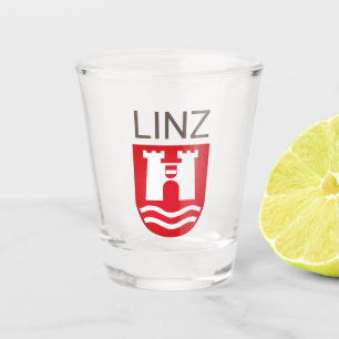 Wapenstaart van Linz, OOSTENRIJK Shot Glas