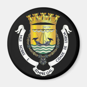 Wapenstaart van Lissabon, Portugal Magnet