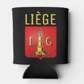 Wapenstaart van Luik, België Blikjeskoeler (Achterkant)