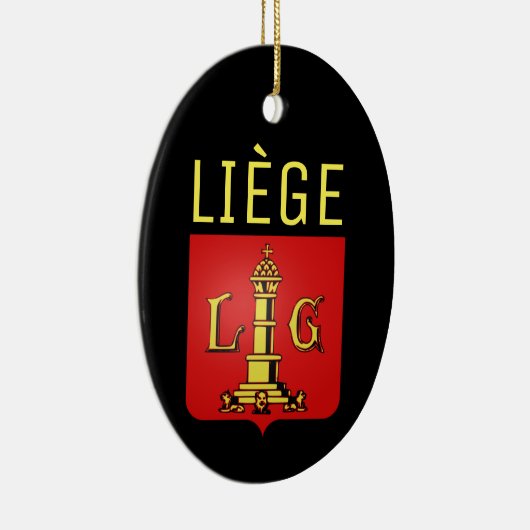 Wapenstaart van Luik, België Keramisch Ornament (Rechts)