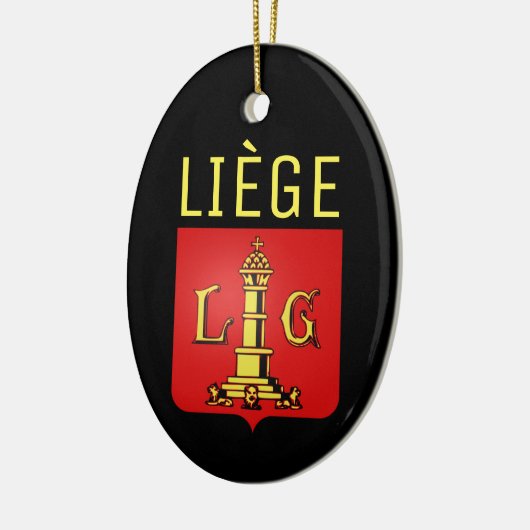 Wapenstaart van Luik, België Keramisch Ornament (Links)