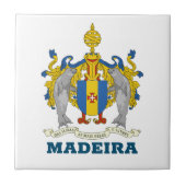 Wapenstaart van Madeira, Portugal Tegeltje (Voorkant)