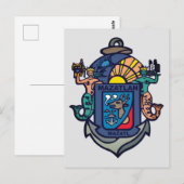 Wapenstaart van Mazatlán, Sinaloa (MX) Briefkaart (Voorkant / Achterkant)