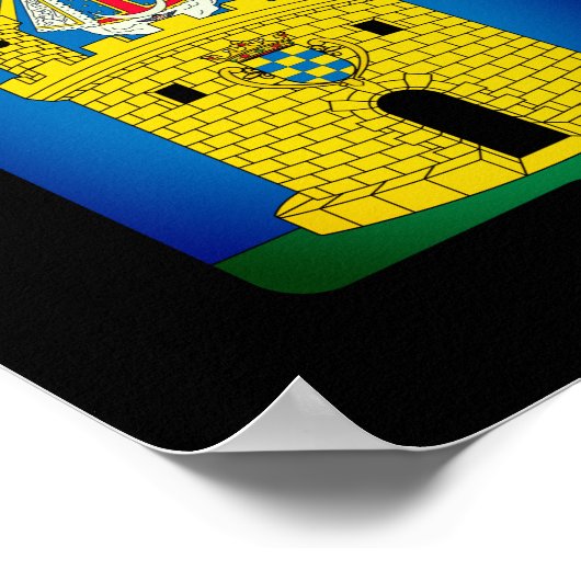 Wapenstaart van Medellín, Colombia Poster (Hoek)