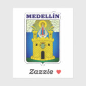 Wapenstaart van Medellín, Colombiaanse sticker (Vel)