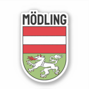 Wapenstaart van Mödling (OOSTENRIJK) Sticker