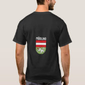Wapenstaart van Mödling (OOSTENRIJK) T-shirt (Achterkant)