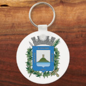 Wapenstaart van Montevideo, Uruguay Sleutelhanger (Voorkant)