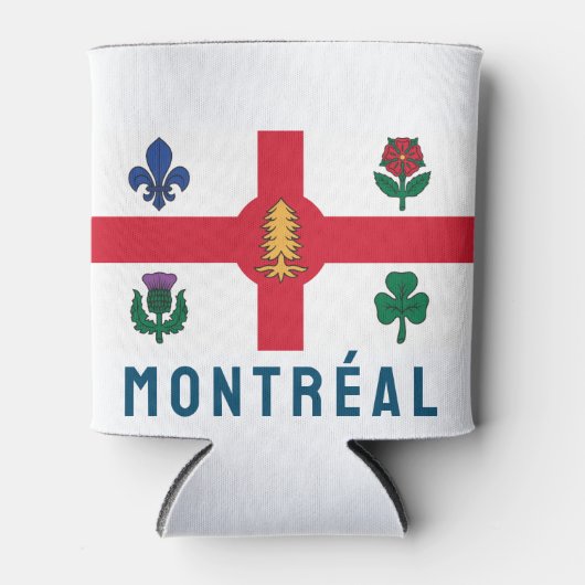 Wapenstaart van Montréal, CANADA Blikjeskoeler (Voorkant)