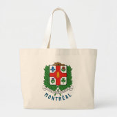 Wapenstaart van Montréal, CANADA Grote Tote Bag (Voorkant)