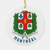 Wapenstaart van Montréal, CANADA Keramisch Ornament (Voorkant)
