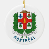 Wapenstaart van Montréal, CANADA Keramisch Ornament (Achterkant)