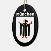 Wapenstaart van München Keramisch Ornament (Links)