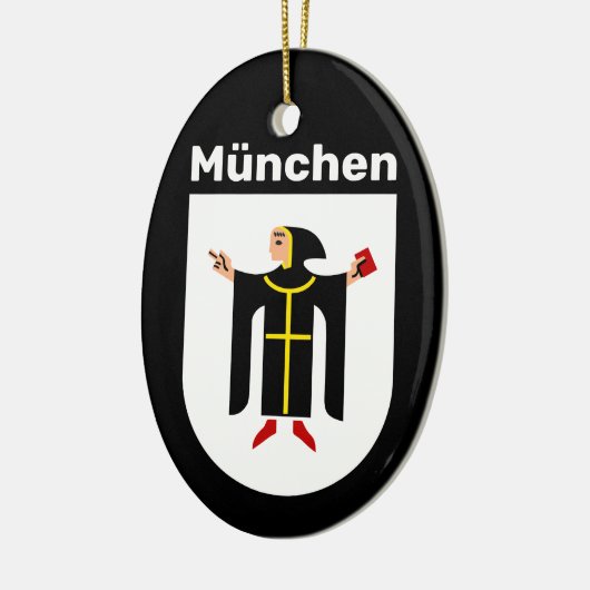 Wapenstaart van München Keramisch Ornament (Links)