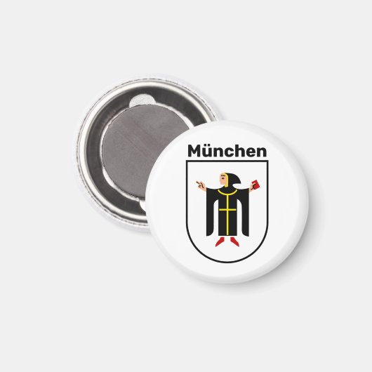Wapenstaart van München Magneet (Voorkant / Achterkant)