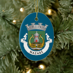 Wapenstaart van Nazaré, Portugal Keramisch Ornament