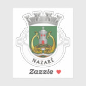 Wapenstaart van Nazaré, Portugal Sticker (Vel)