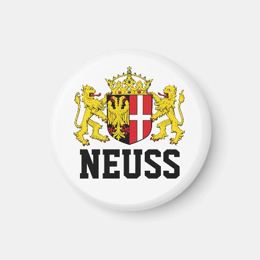 Wapenstaart van Neuss, Duitsland Magneet (Voorkant)