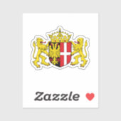 Wapenstaart van Neuss, Duitsland Sticker (Vel)