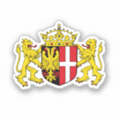 Wapenstaart van Neuss, Duitsland Sticker (Voorkant)
