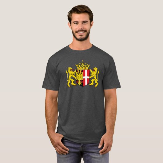 Wapenstaart van Neuss, Duitsland T-shirt (Voorkant volledig)