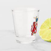Wapenstaart van Noord-Ierland Shot Glas (Links)