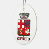 Wapenstaart van Orvieto, Italië Keramisch Ornament (Links)