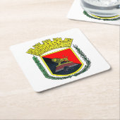 Wapenstaart van Ponce, Puerto Rico Kartonnen Onderzetters (Schuin)