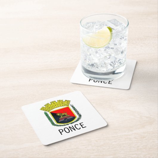 Wapenstaart van Ponce, Puerto Rico Kartonnen Onderzetters (Insitu)