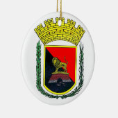 Wapenstaart van Ponce, Puerto Rico Keramisch Ornament (Rechts)