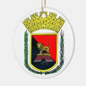 Wapenstaart van Ponce, Puerto Rico Keramisch Ornament (Links)