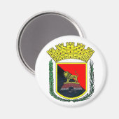 Wapenstaart van Ponce, Puerto Rico Magneet (Voorkant / Achterkant)