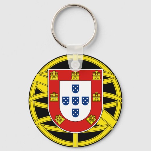 Wapenstaart van Portugal (Lesser Ca) Sleutelhanger (Voorkant)