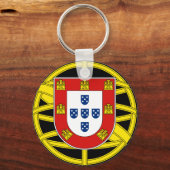Wapenstaart van Portugal (Lesser Ca) Sleutelhanger (Voorkant)