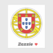 Wapenstaart van Portugal (Lesser Ca) Sticker (Vel)