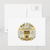 Wapenstaart van Praag Briefkaart (Voorkant / Achterkant)