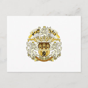 Wapenstaart van Praag Briefkaart