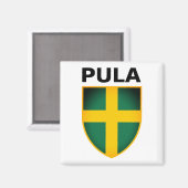 Wapenstaart van Pula (Istria), Kroatië Magneet (Voorkant / Achterkant)