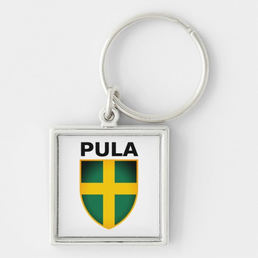 Wapenstaart van Pula (Istria), Kroatië Sleutelhanger (Voorkant)