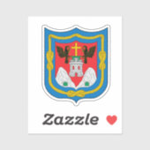 Wapenstaart van Quito, Ecuador Sticker (Vel)